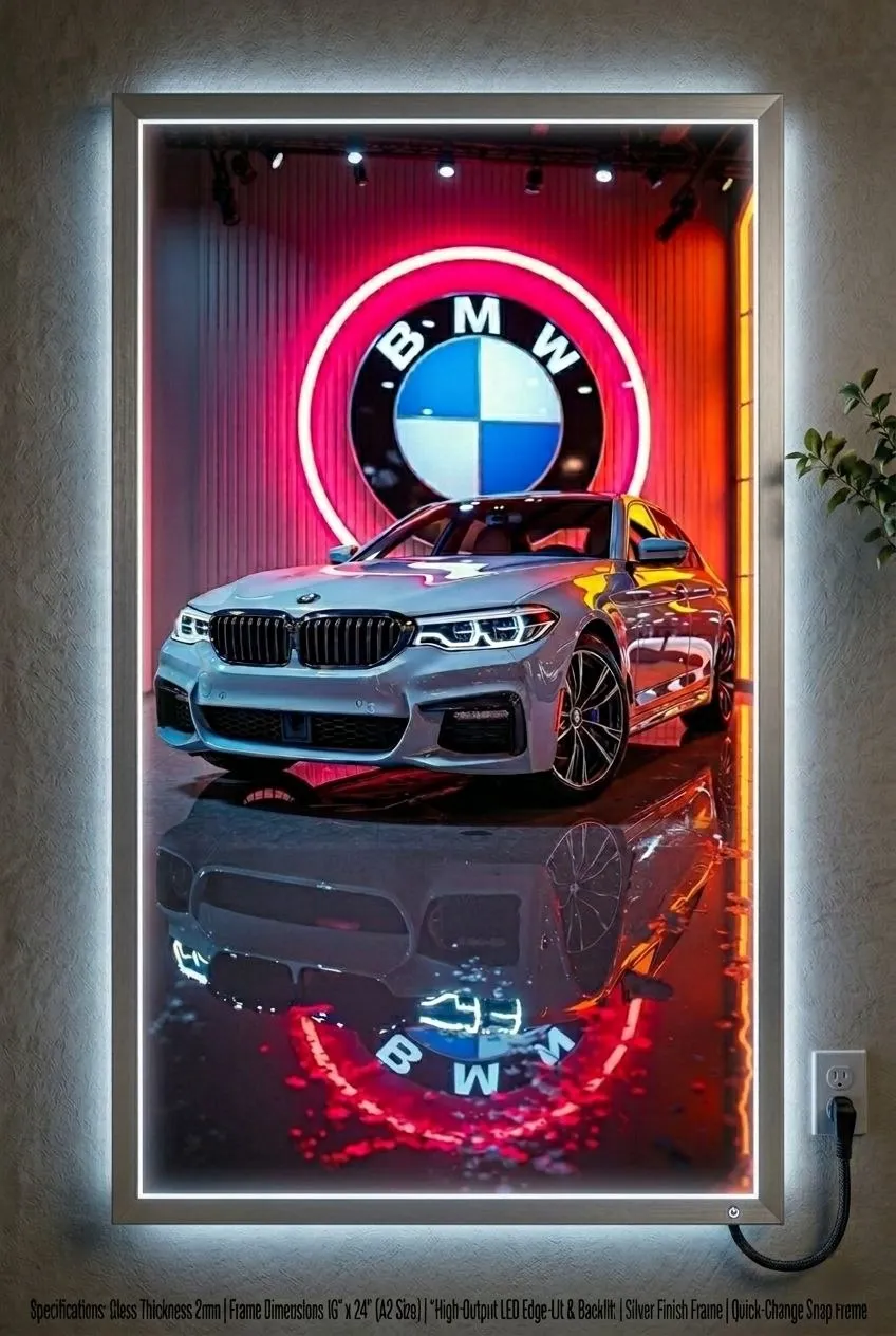 Ultra Slim LED LightBox A2 (Silver)